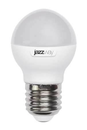 Лампа светодиодная 9 Вт 230В Е27 шарик, холодный белый